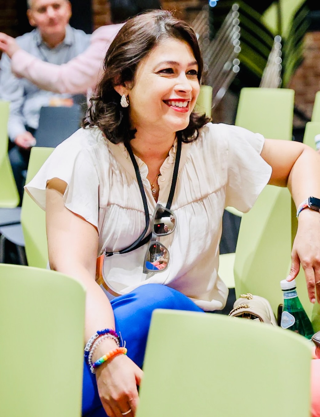 Dr. Patel — Audience candid shot at speaking event
