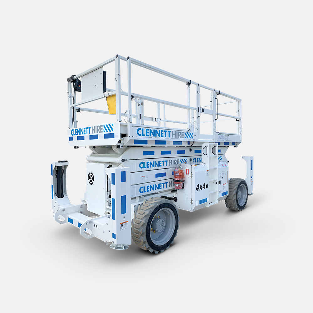 Genie GS-4047 Rough Terrain Scissor Lift - vehicle lift for sale at AlwaysBestLifts