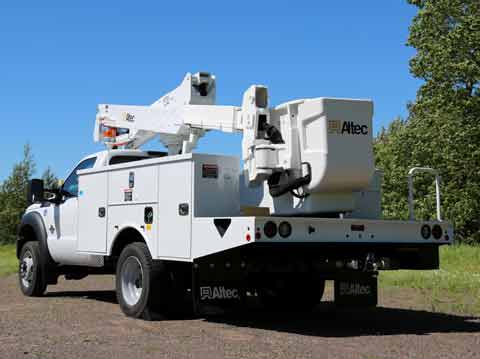 Altec AT37G Aerial Bucket Truck view 2