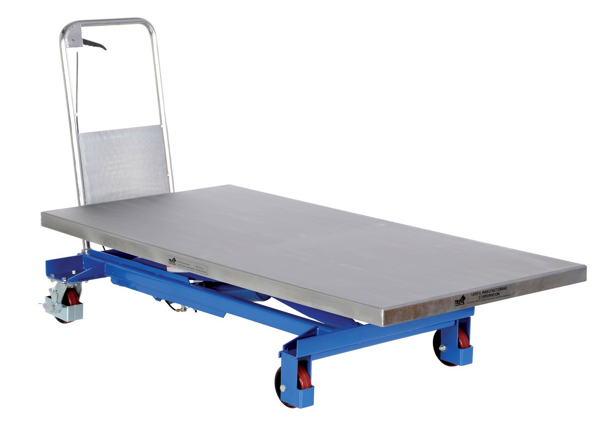 Vestil CART-1000-LD Manual Hydraulic Lift Table Cart - vehicle lift for sale at AlwaysBestLifts
