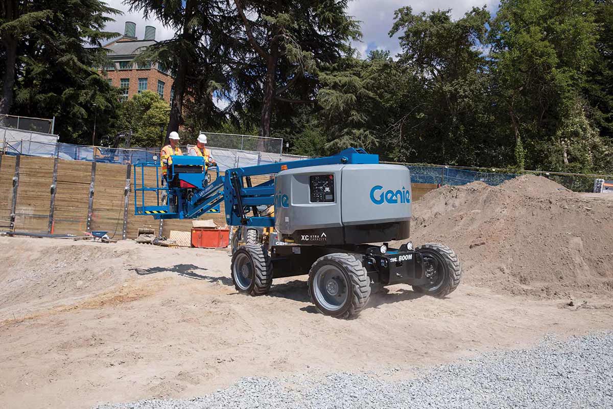 Genie Z-45 FE Electric Articulating Boom Lift - vehicle lift for sale at AlwaysBestLifts