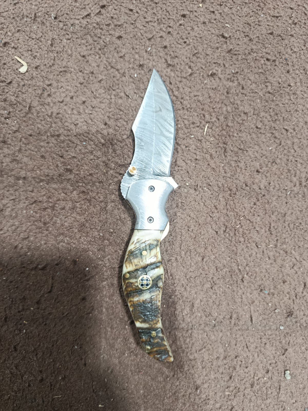 New One Tree knife shape — Damascus steel, coming soon