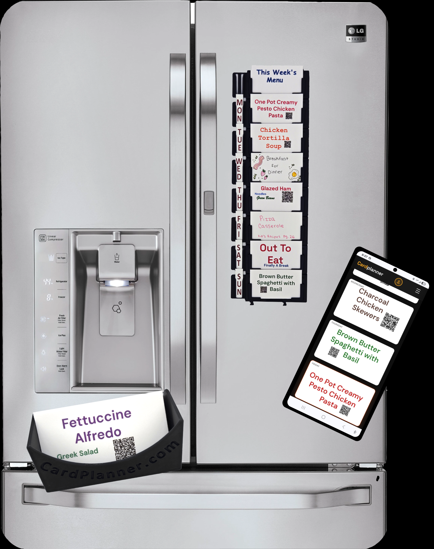 Cardplanner weekly menu planner app