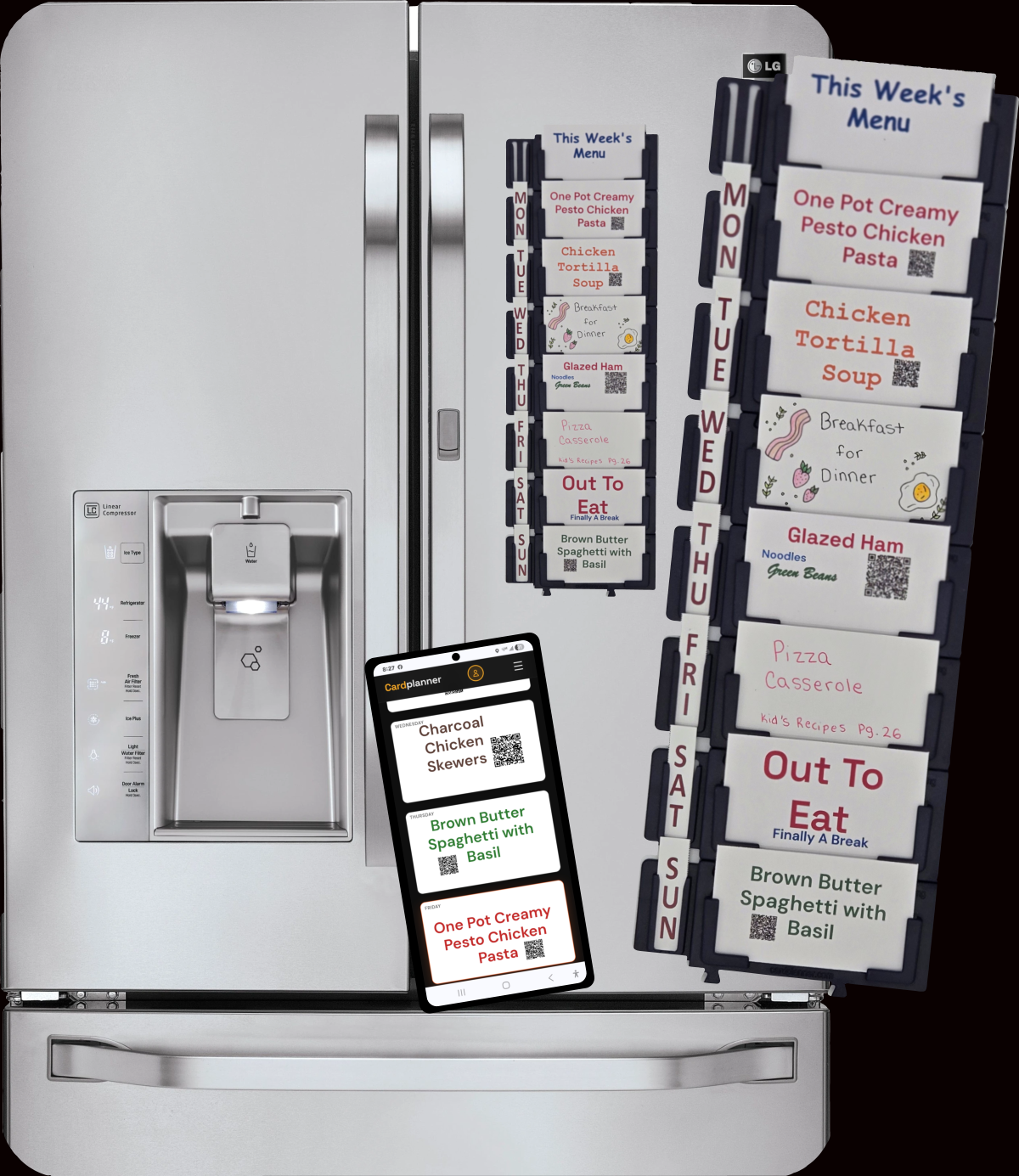 Cardplanner weekly menu planner app