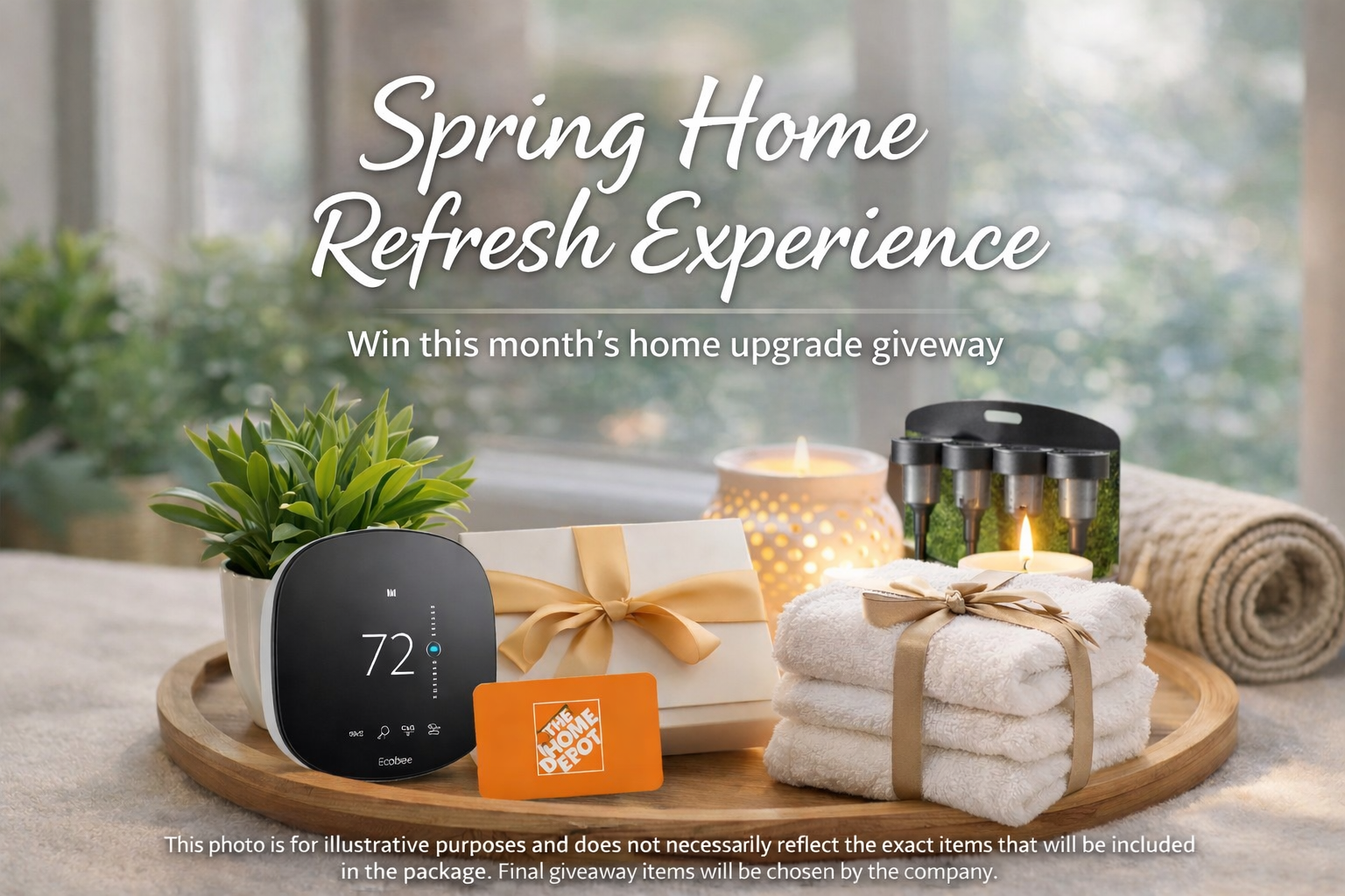 Spring Home Refresh Experience - Win this month's home upgrade giveaway