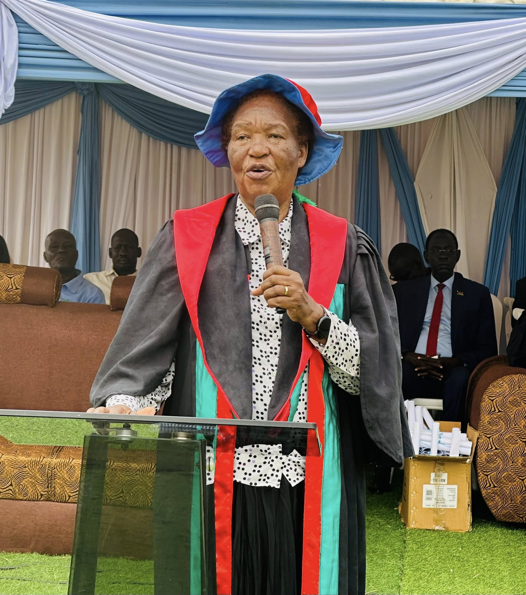 Nursing student writing exam