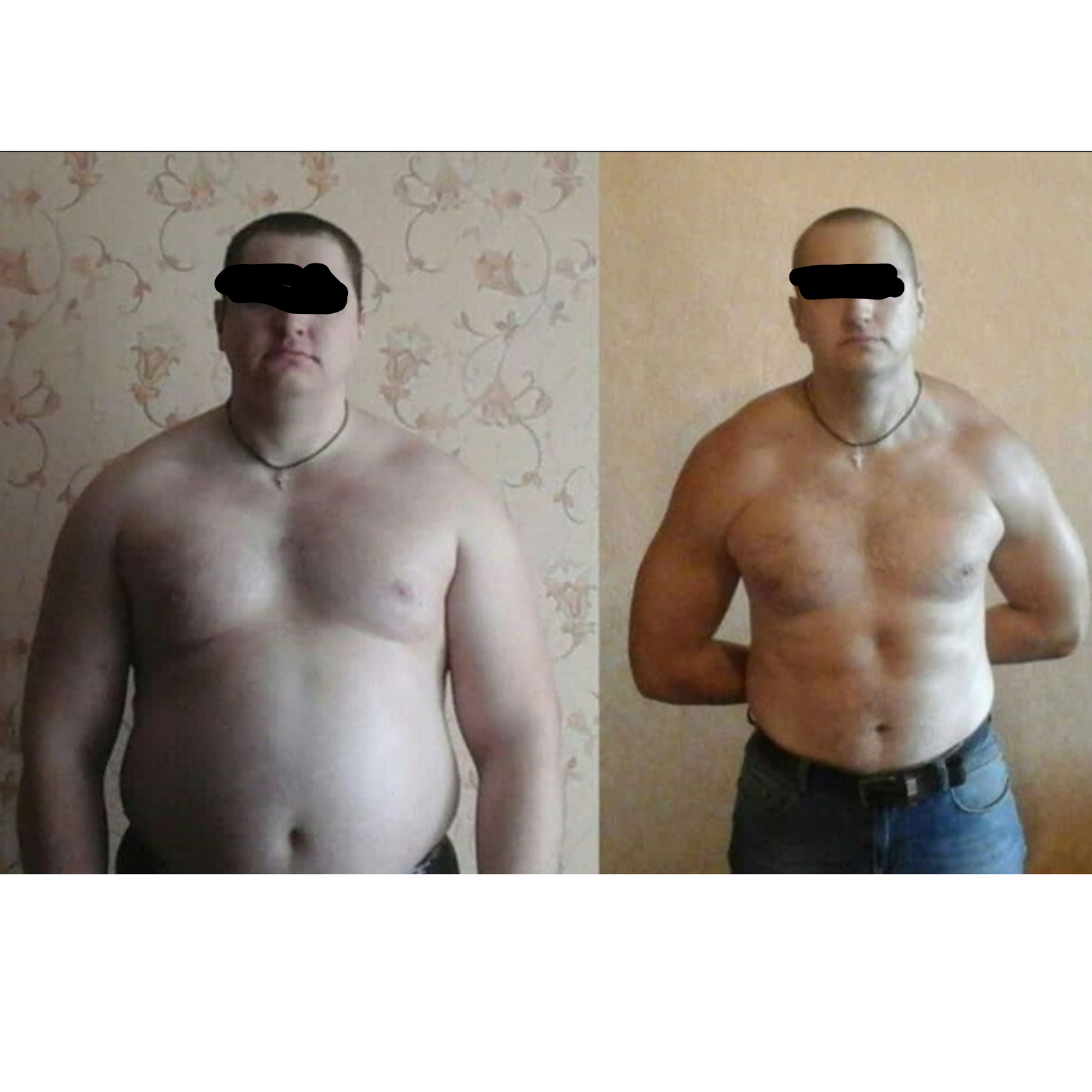 Client transformation before and after