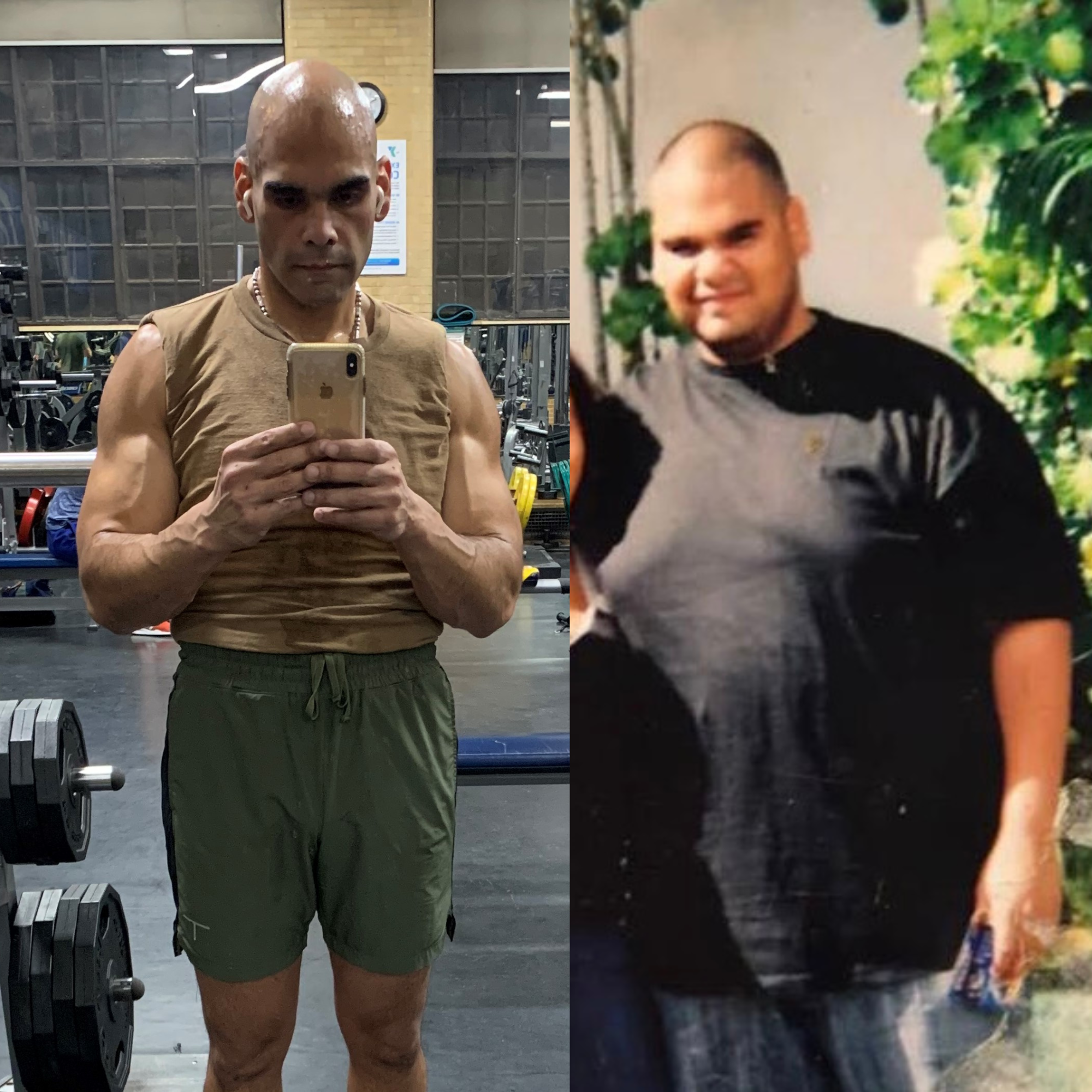 Client transformation before and after