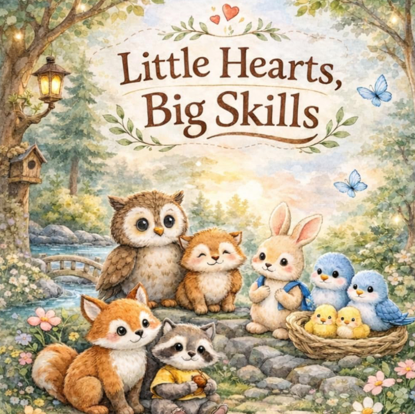 Cover of Little Hearts, Big Skills: A Complete Therapeutic Series by Emi K
