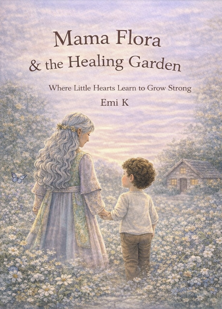 Cover of Mama Flora & the Healing Garden by Emi K