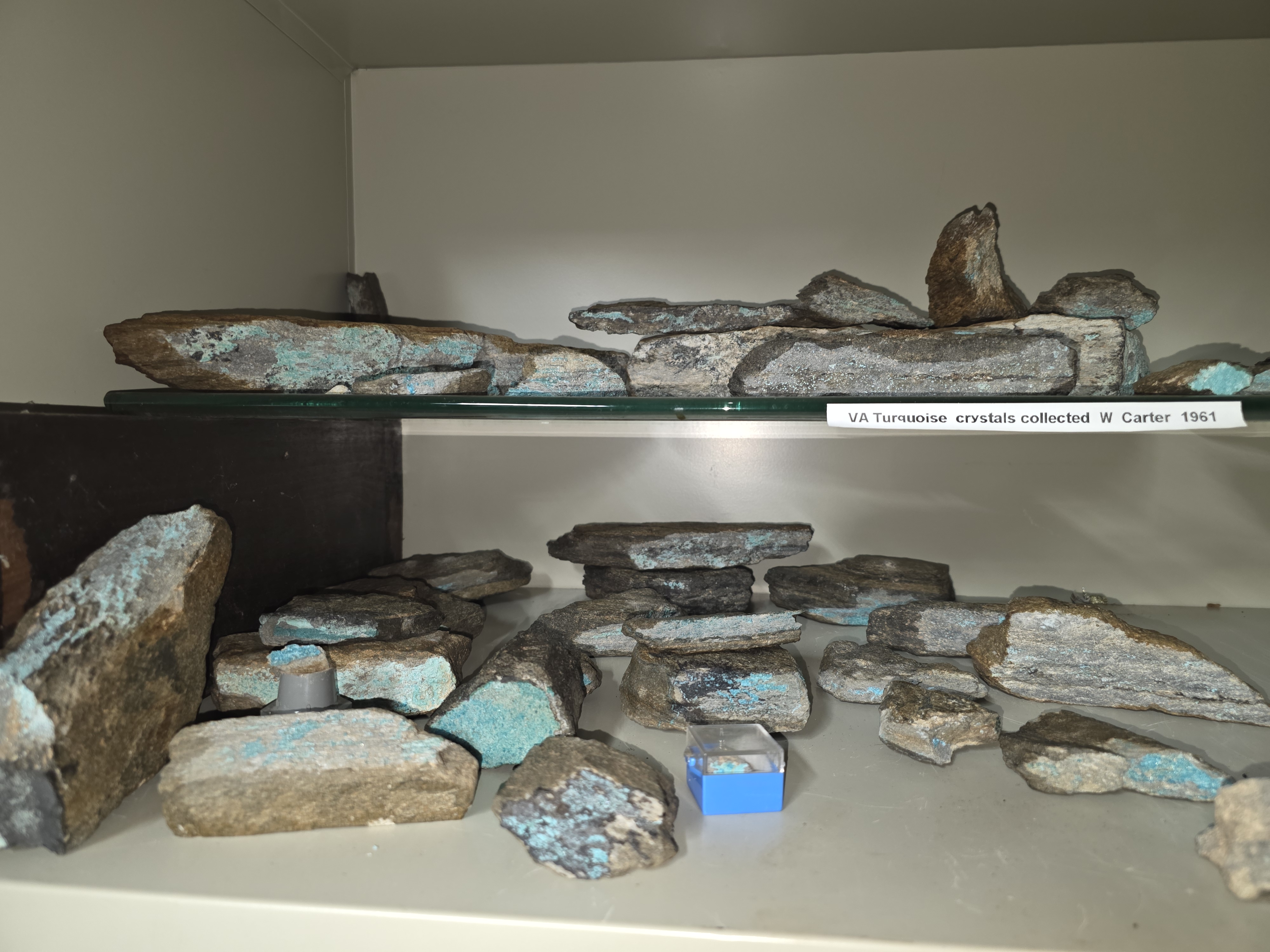 Virginia Crystalline Turquoise Specimen 006 — Vitreous Luster