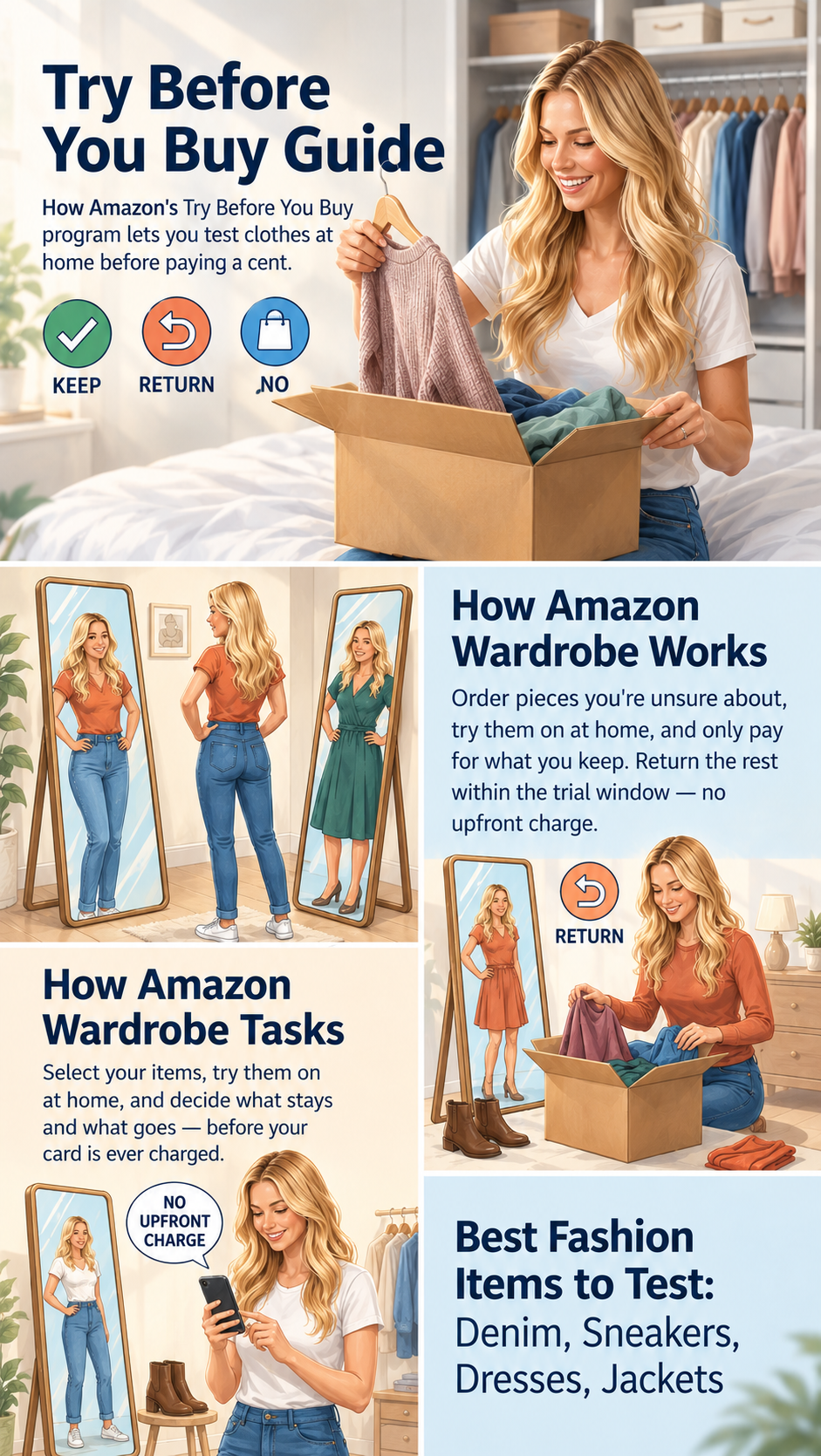 The Complete Guide to Amazon Try Before You Buy | Jersey Girl Glam