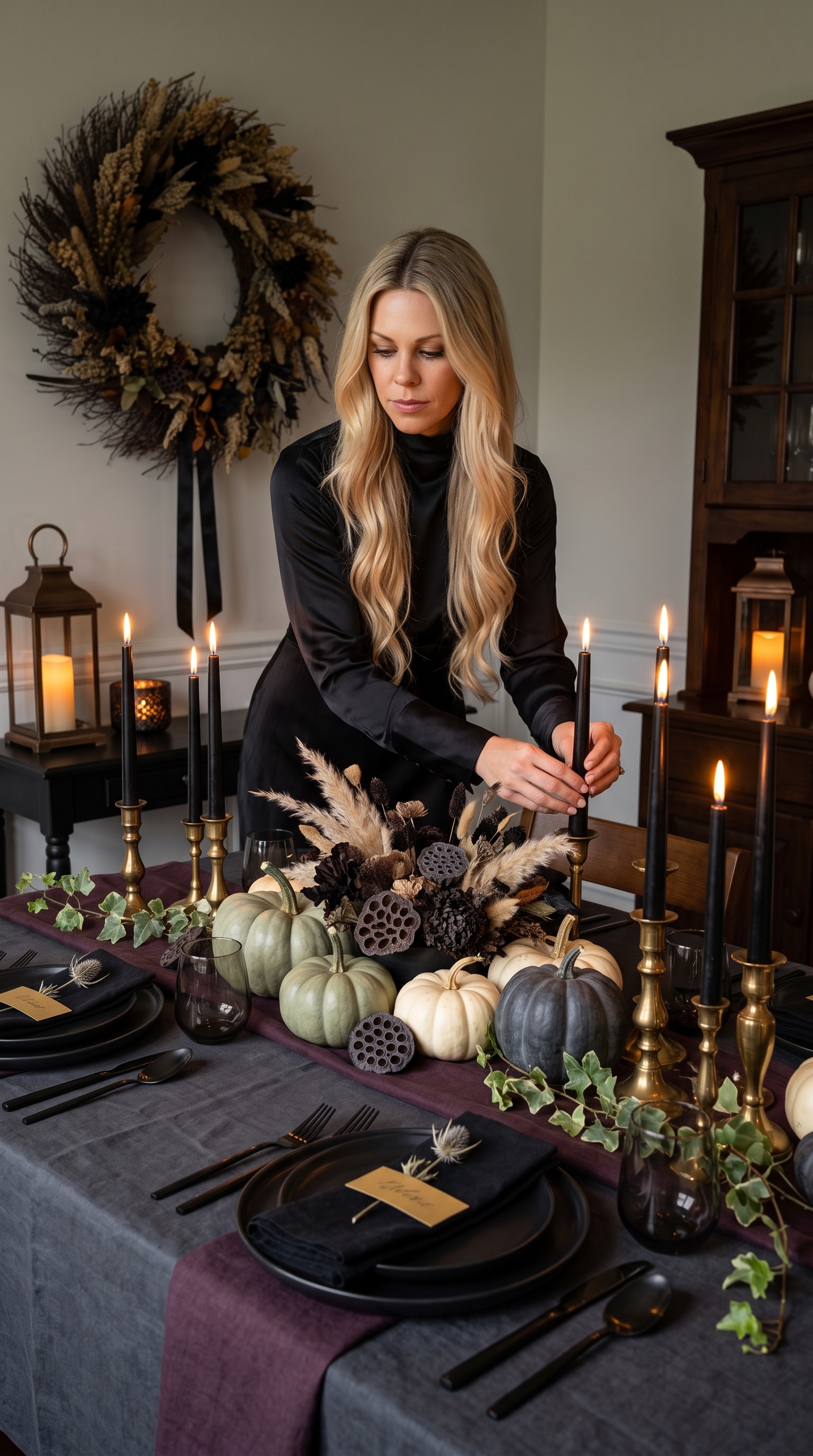 The Witching Hour Table: An Elegant Halloween Tablescape for Grown-Up Gatherings | Jersey Girl Glam