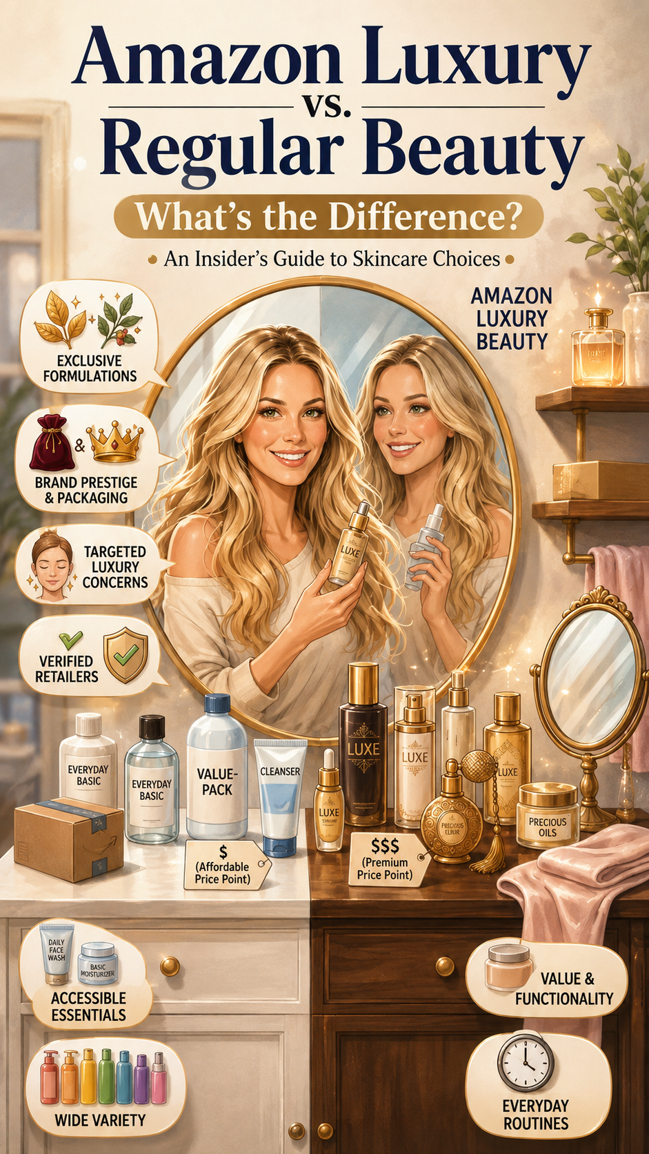 Amazon Luxury Beauty vs Regular Beauty: What's the Difference | Jersey Girl Glam