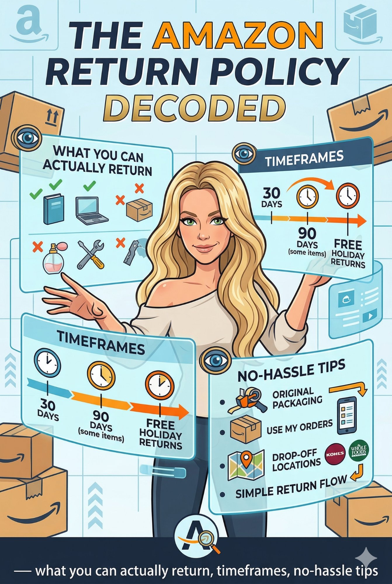 The Amazon Return Policy Decoded | Jersey Girl Glam