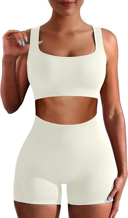 Seamless Ribbed Workout Leggings — Buttery-soft, supportive, flattering from every angle. The last leggings you'll need to buy.