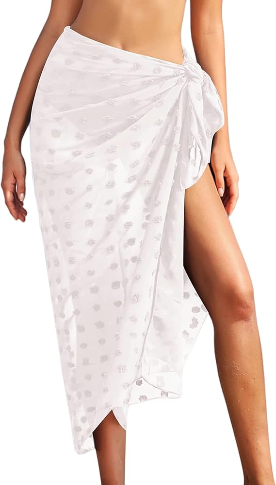 Chiffon Beach Coverup Dress — Flows beautifully over any swimsuit. Light enough to feel like nothing, chic enough to photograph.