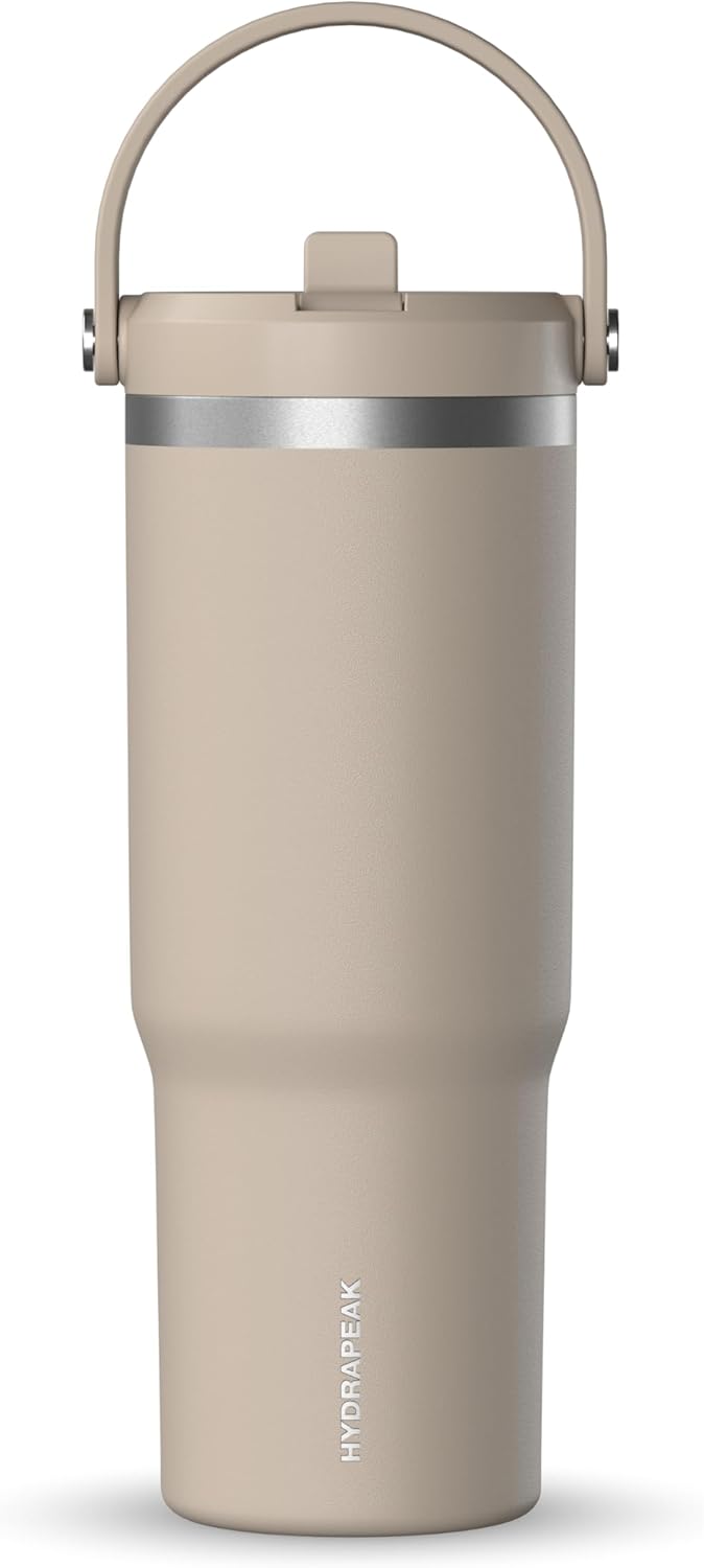Hydrapeak Insulated Tumbler — Keeps drinks cold for hours. Leakproof, stainless, and worth every penny.