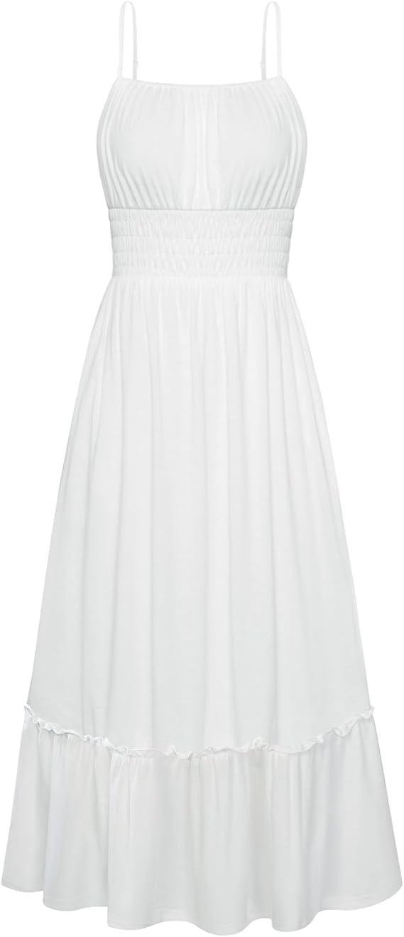 Smocked Sundress with Pockets — Breezy, flattering, wrinkle-resistant. Vacation-ready from the moment it touches your skin.