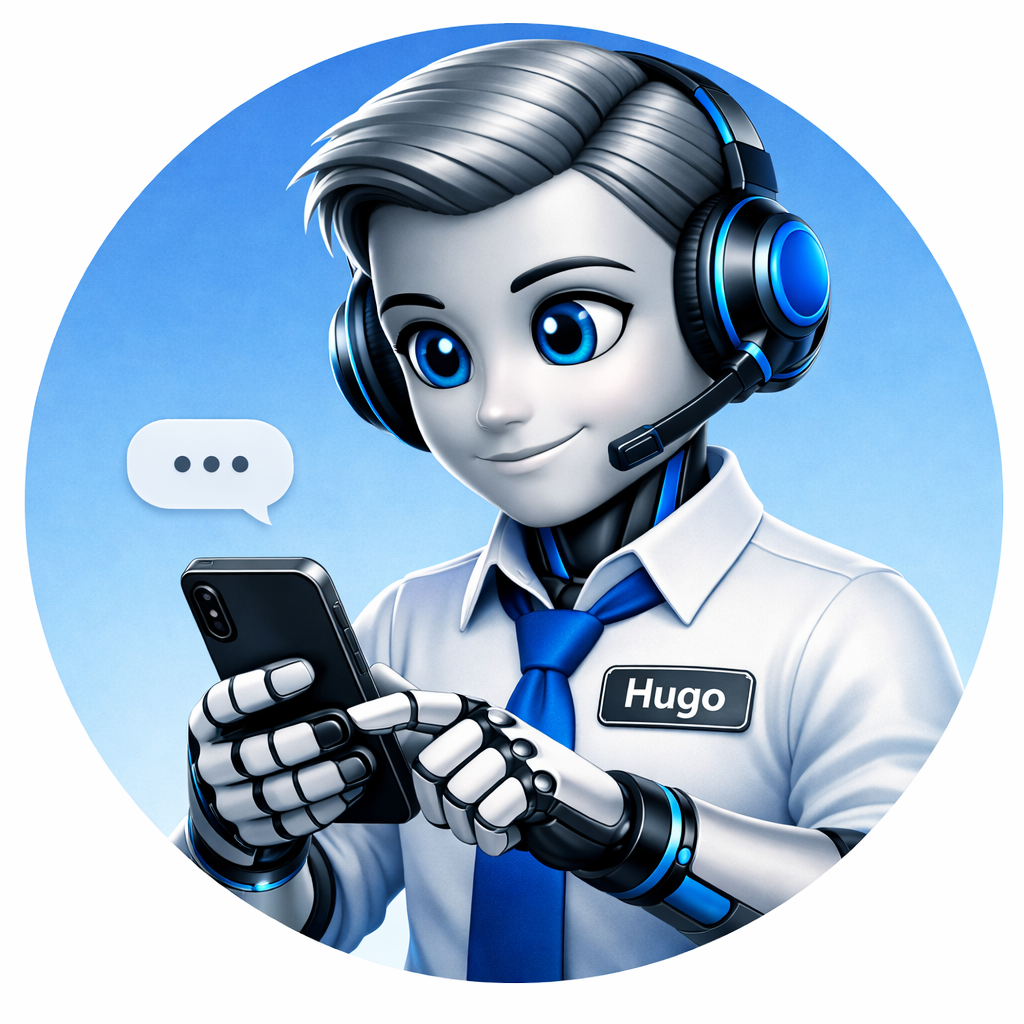 Hugo texting — SMS and email lead notifications
