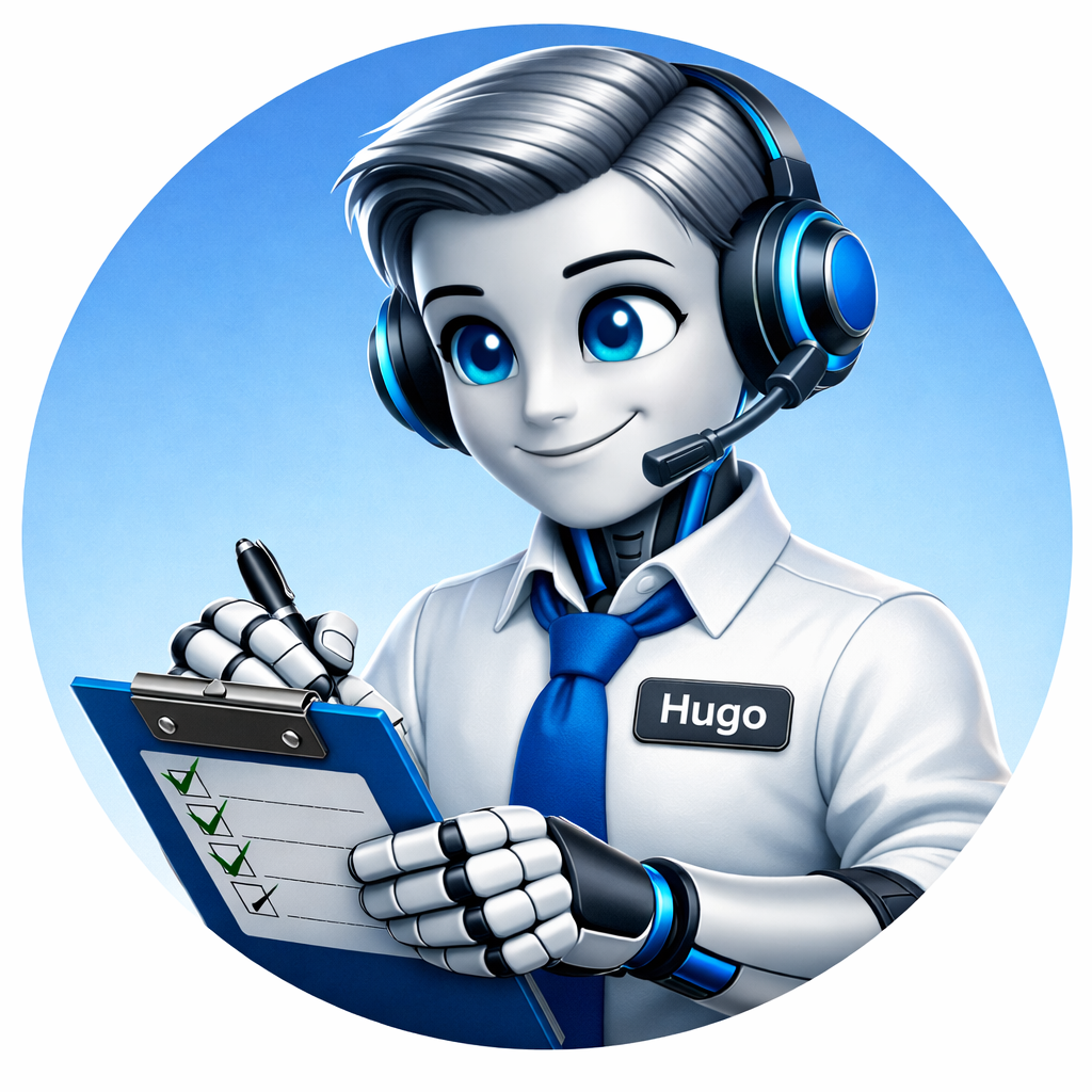 Hugo checklist with pen — compliance and audit trail