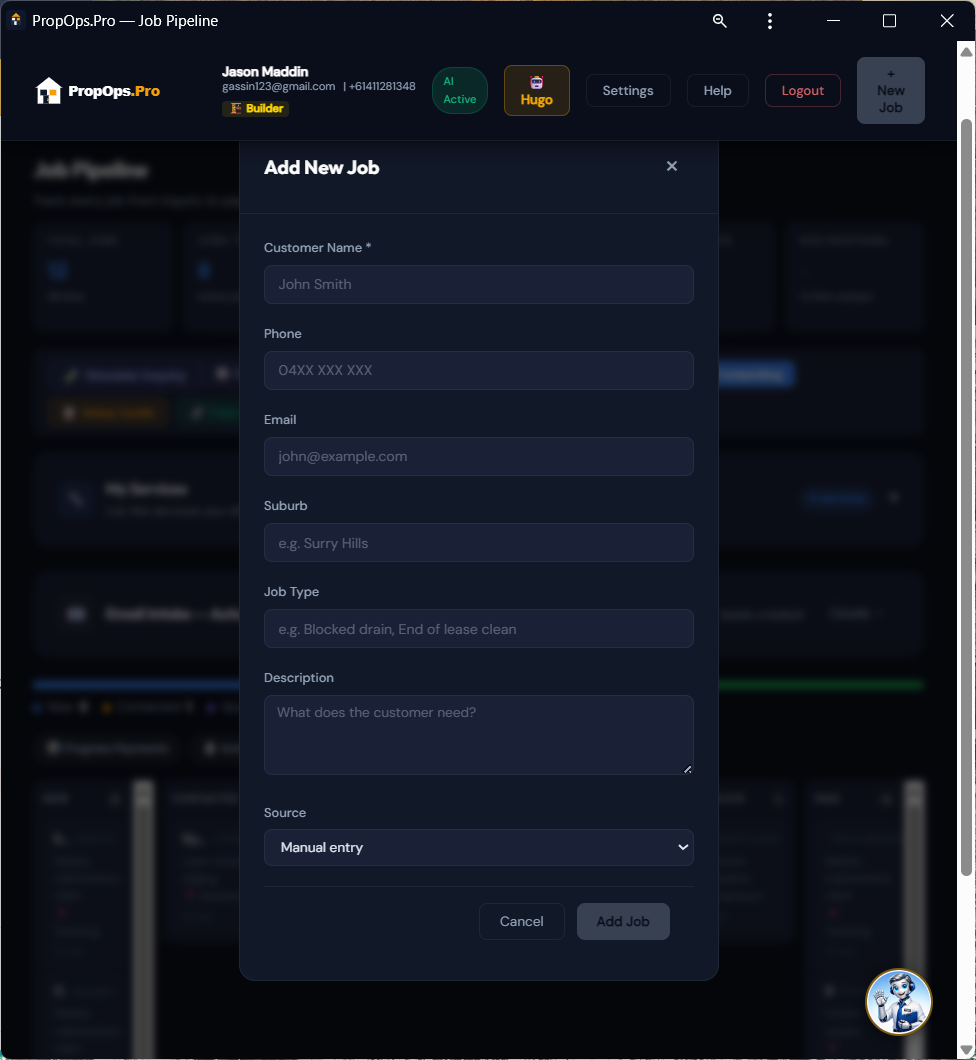 Dashboard view 4