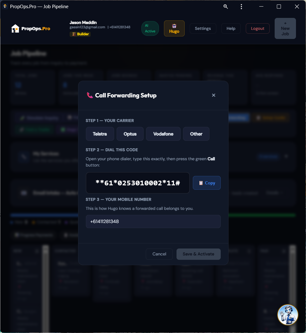 Dashboard view 3