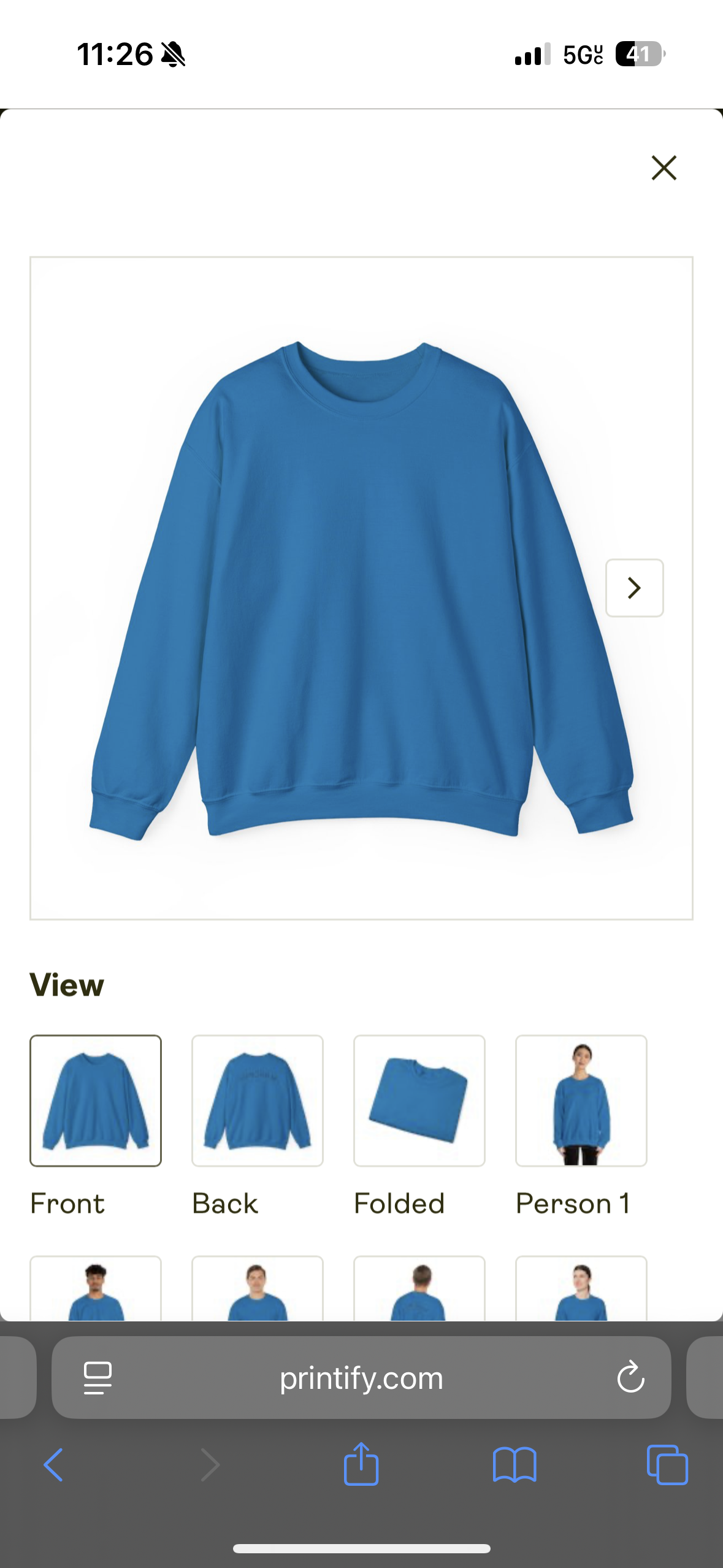 Fresh Mint sweatshirt