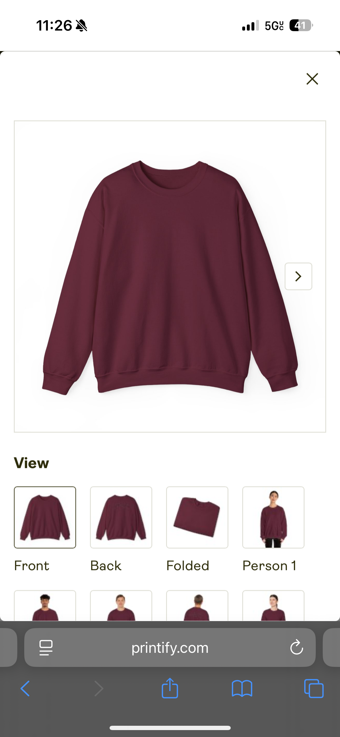 Haze Purple — Back