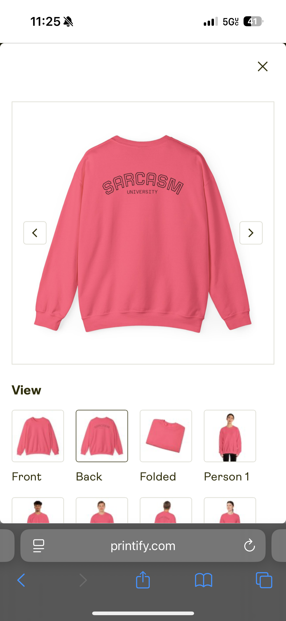 Coral Blaze — Back