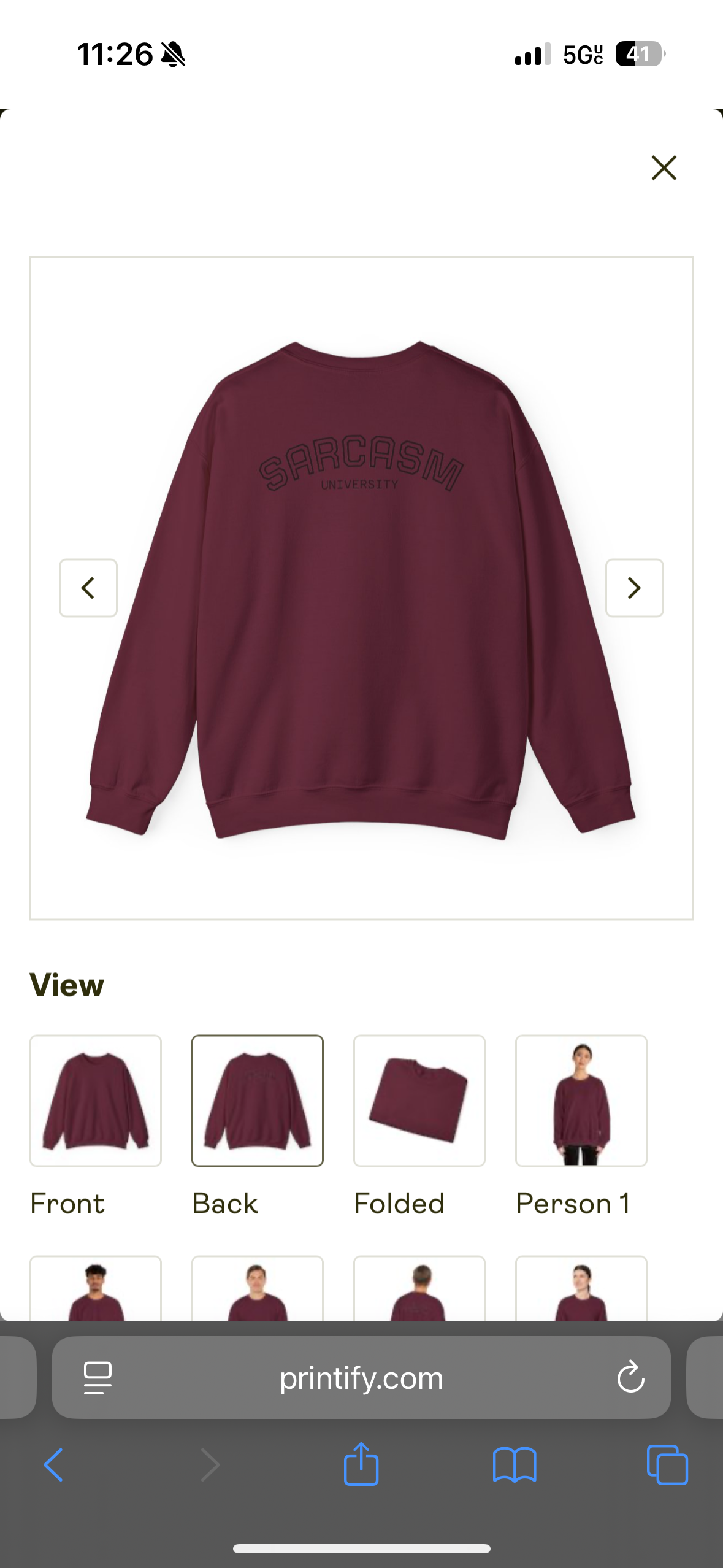 Haze Purple sweatshirt