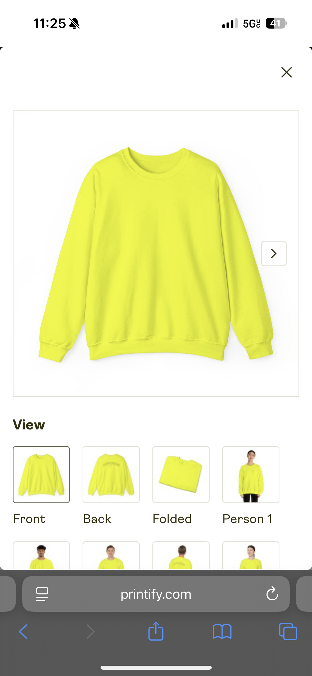 Acid Lime sweatshirt