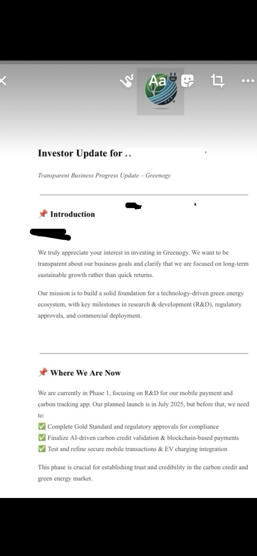 Greenogy EV Hub Technology