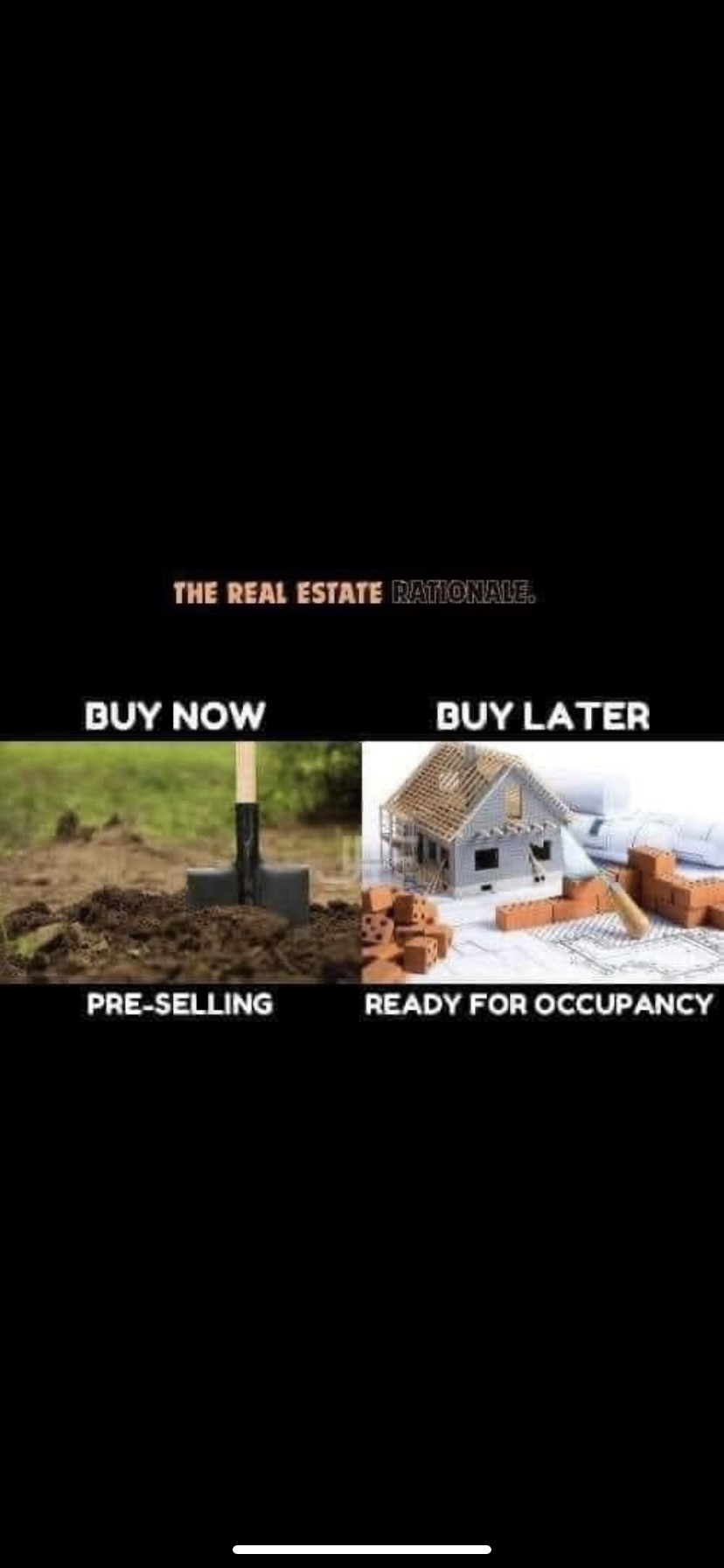 Pre-selling land — shovel in ground