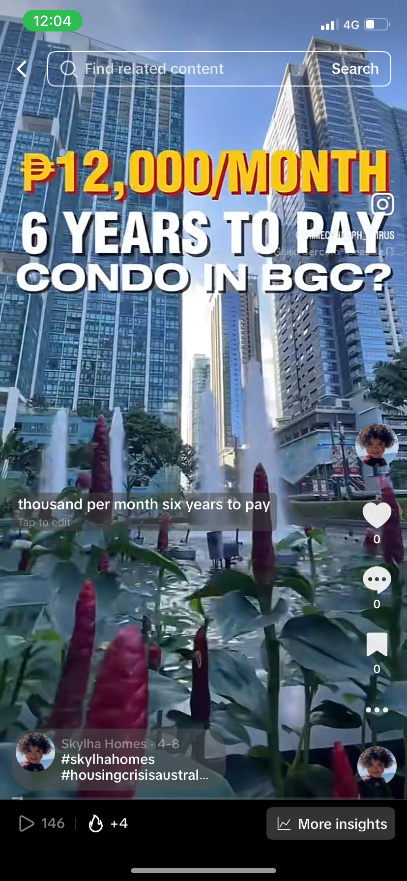 Contemporary townhouse streetscape