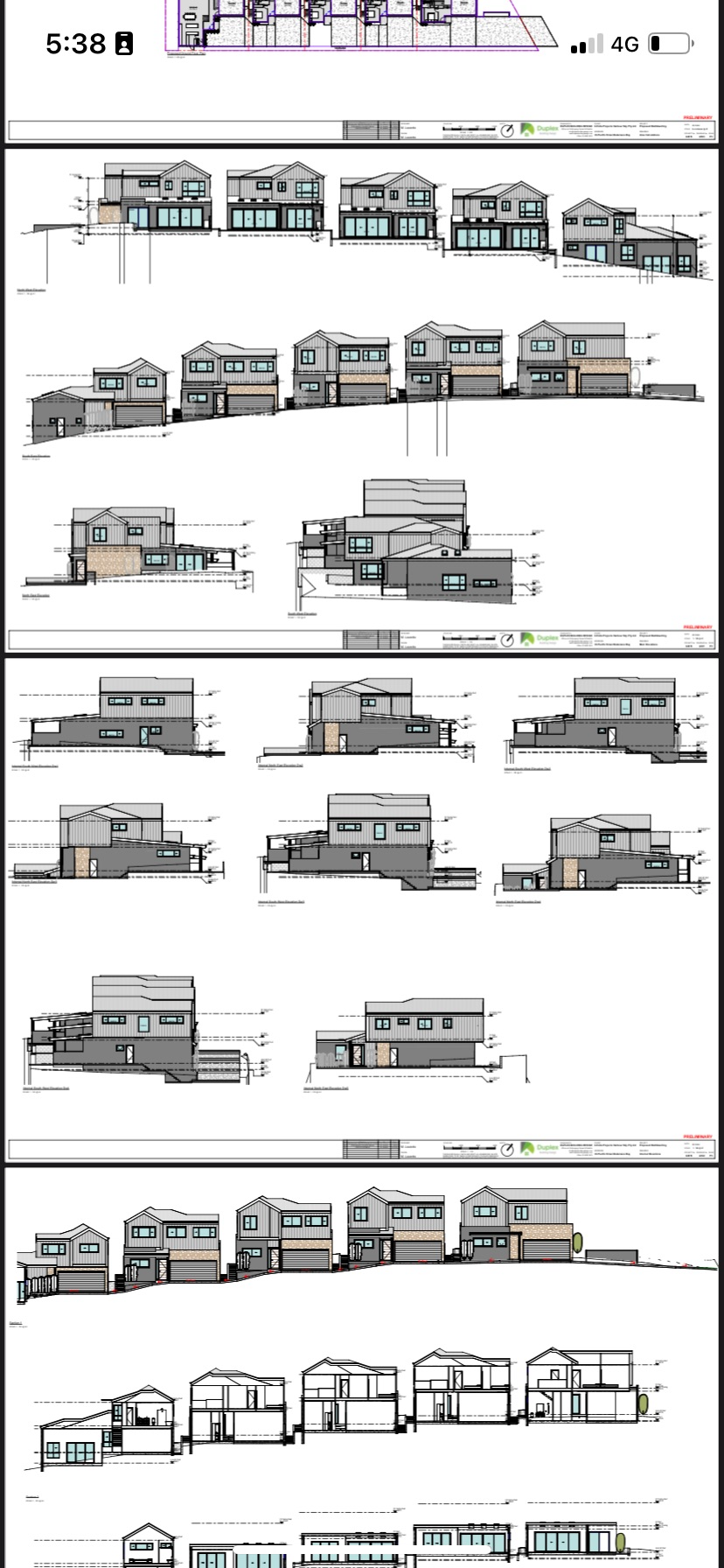 Elevations drawing