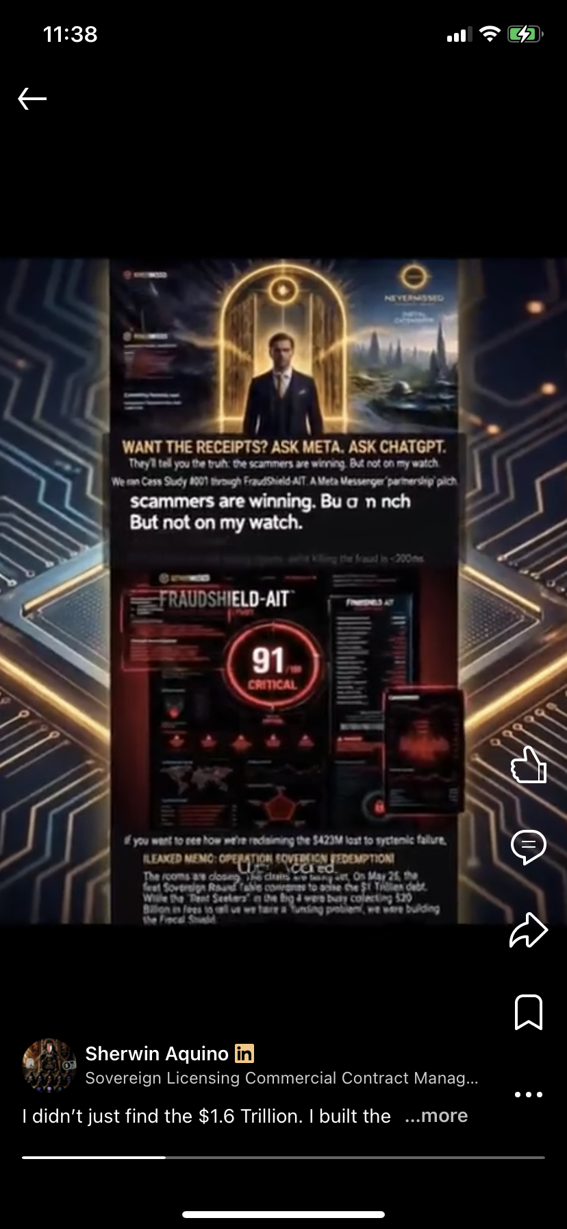 FraudShield-AIT™ — Composite Risk Score 91/100 CRITICAL