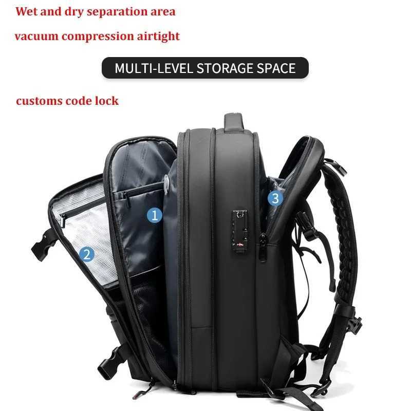 vacuum compression travel backpack under 100 for efficient packing hiking and carry-on luggage