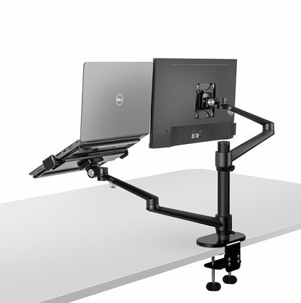 complete remote work desk setup guide with ergonomic standing desk chair and dual monitors product view 61
