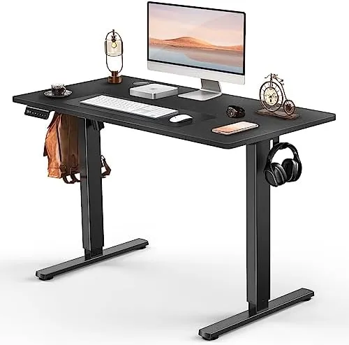 complete remote work desk setup guide with ergonomic standing desk chair and dual monitors product view 38