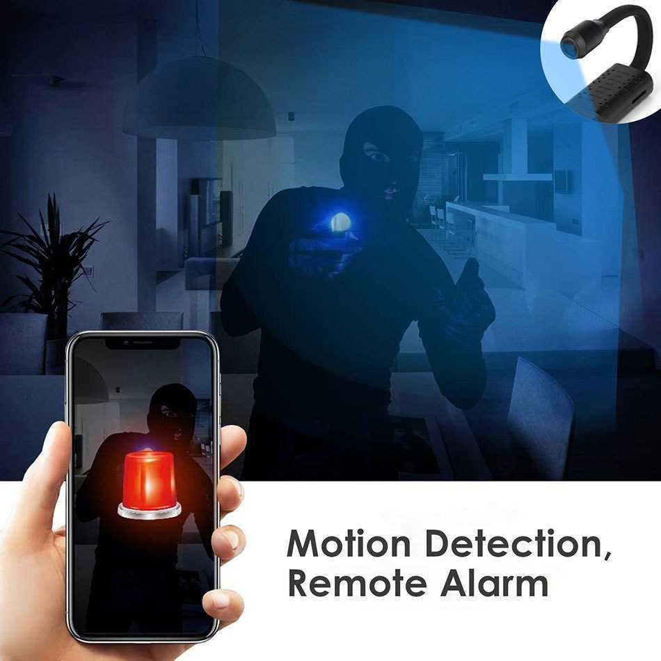affordable home security camera under 100 with WiFi night vision and motion detection product view 7