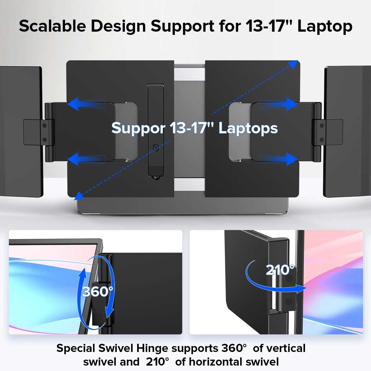 portable USB-C 14-inch laptop monitor extender for remote work travel and digital nomads product view 5