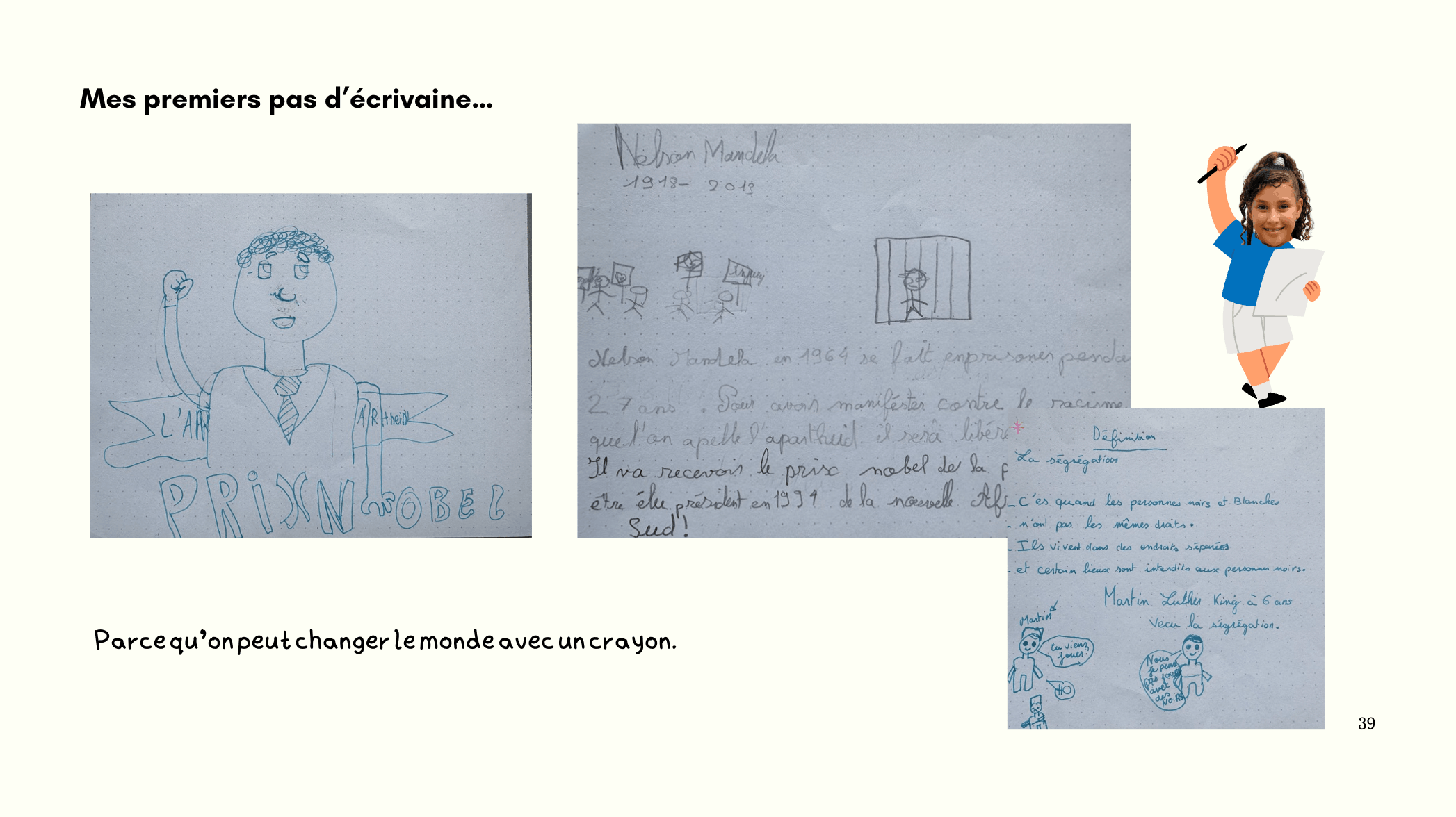 Mes premiers pas d'écrivaine