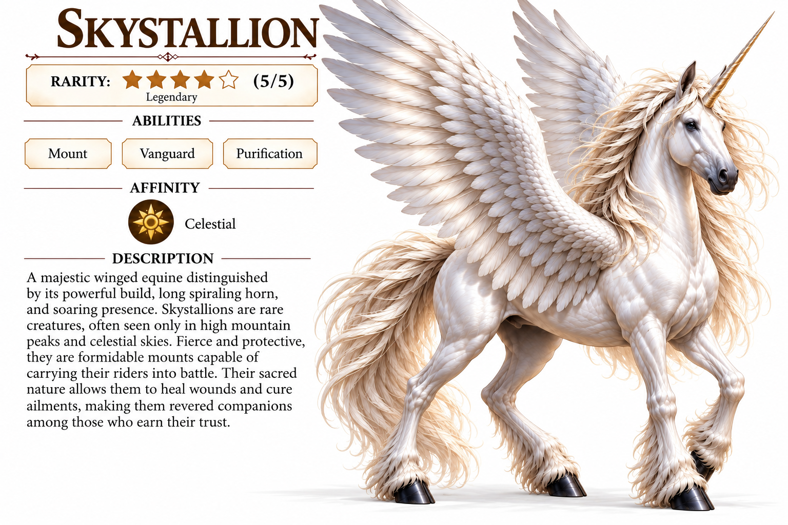 Skystallion creature card