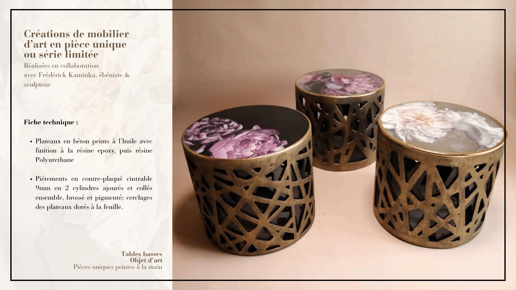 Art furniture series