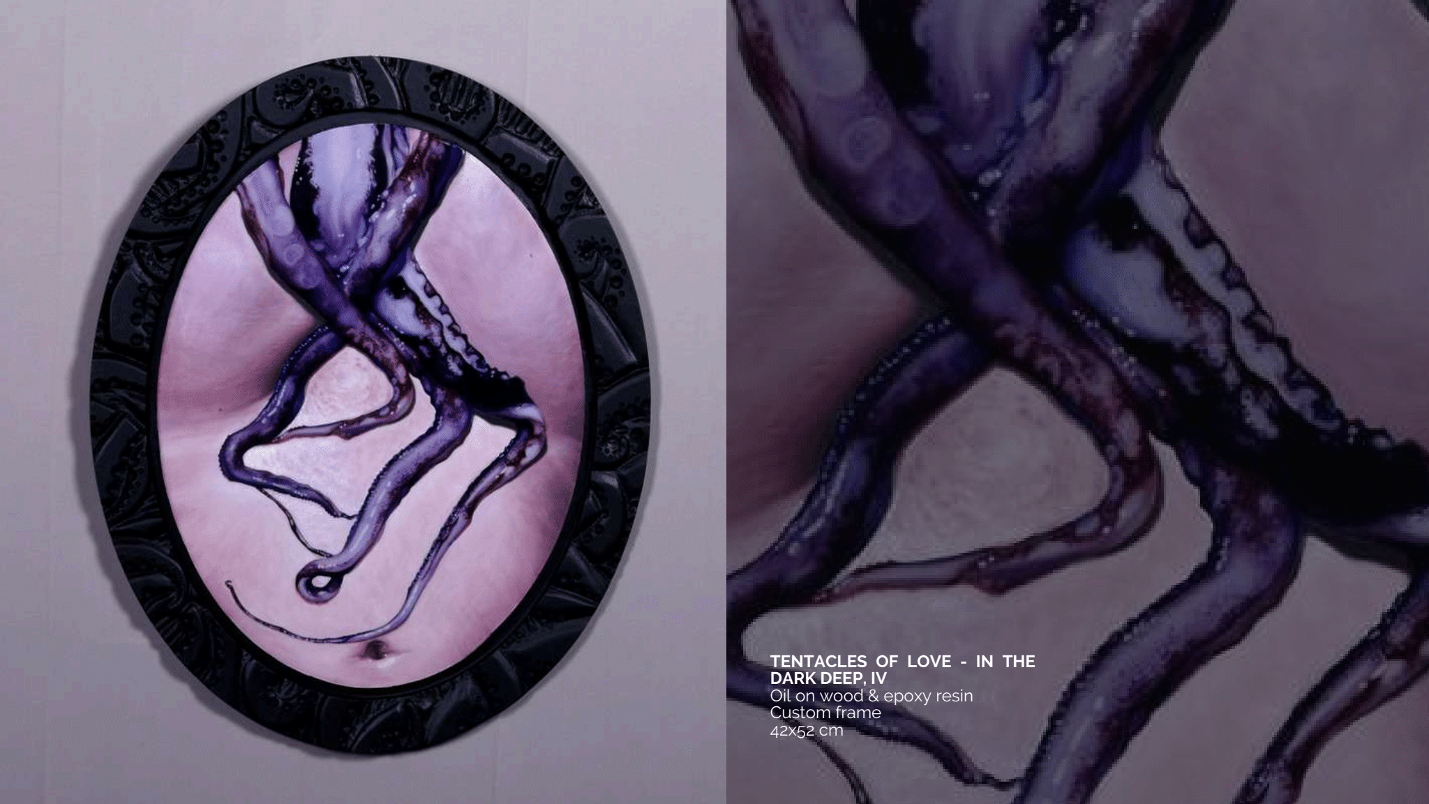 Tentacles of Love IV — Oil on wood