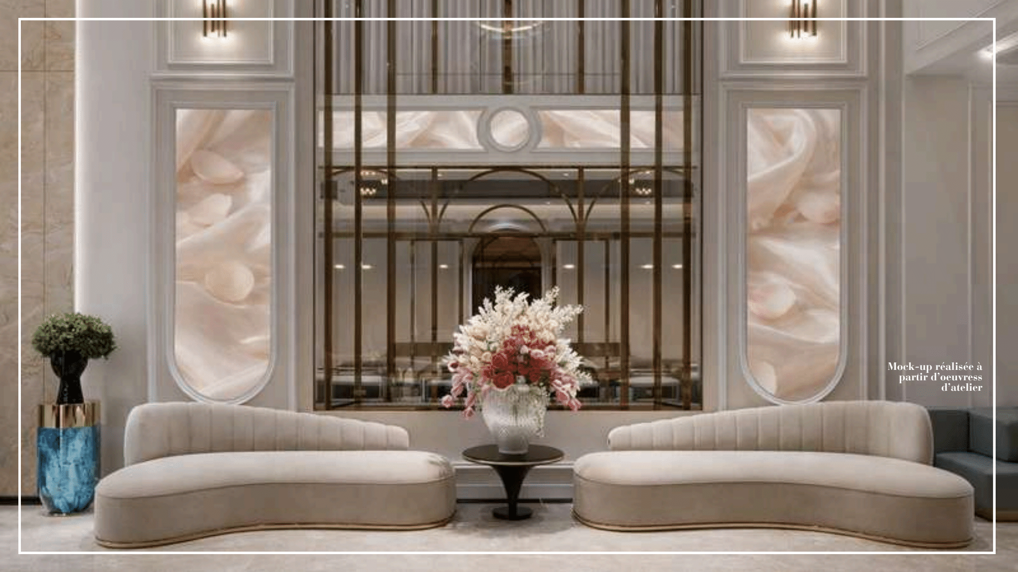 Decorative fresco