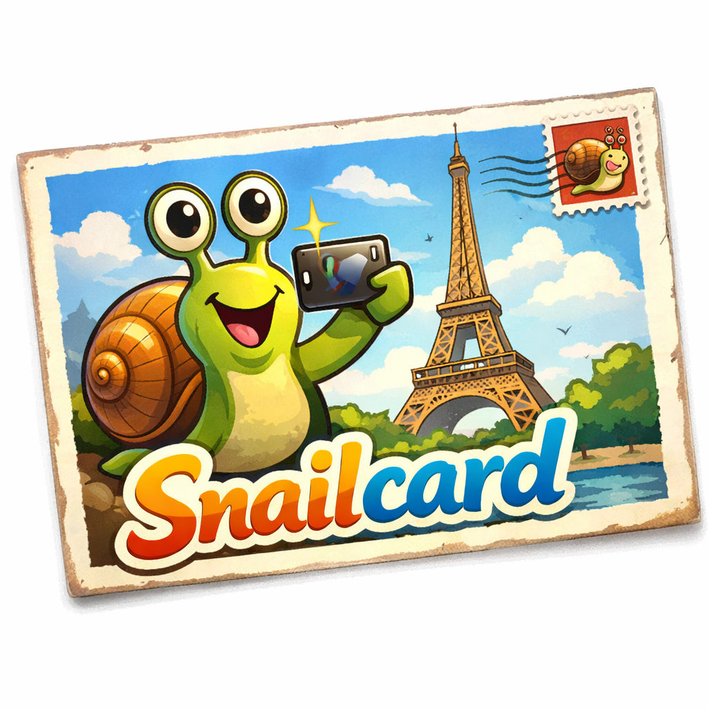 SnailCard sender concept