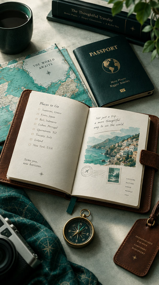 A European travel scene introducing journeys beyond the ordinary.