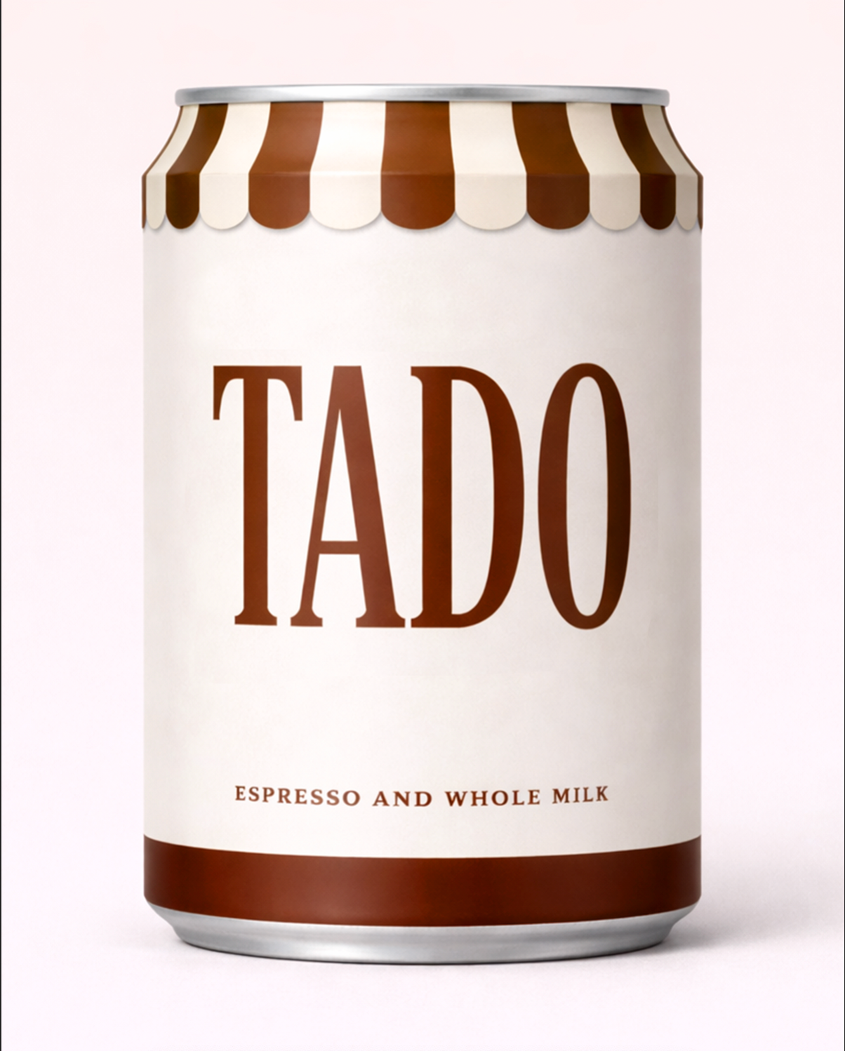 Tado — espresso and whole milk in a can